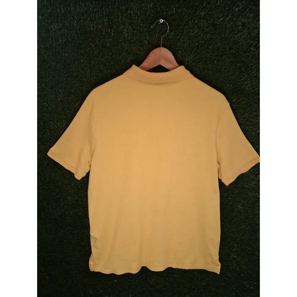 Polo Ralph Lauren Classic Fit Mesh Polo Shirt Men's Size M Yellow Short Sleeve